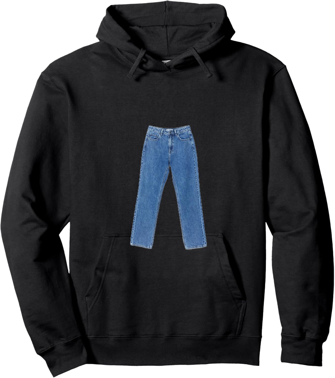 Jeans Hoodie - Hoodie | Black