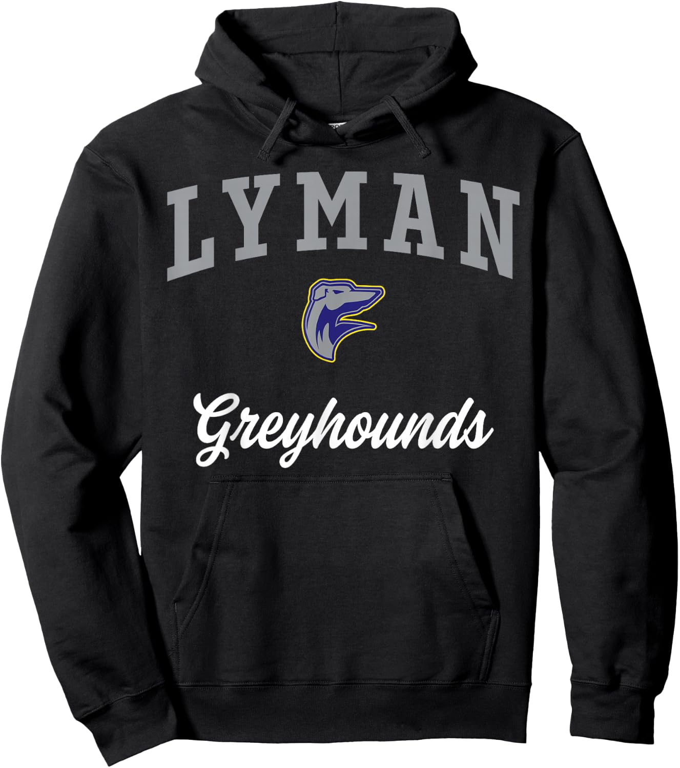 Lyman High School Greyhounds Hoodie - Hoodie | Black