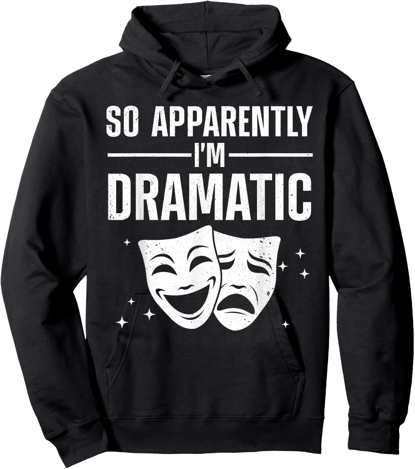 Cool Theater Art Women Musical Theater Drama Actor Small Hoodie - Hoodie | Black