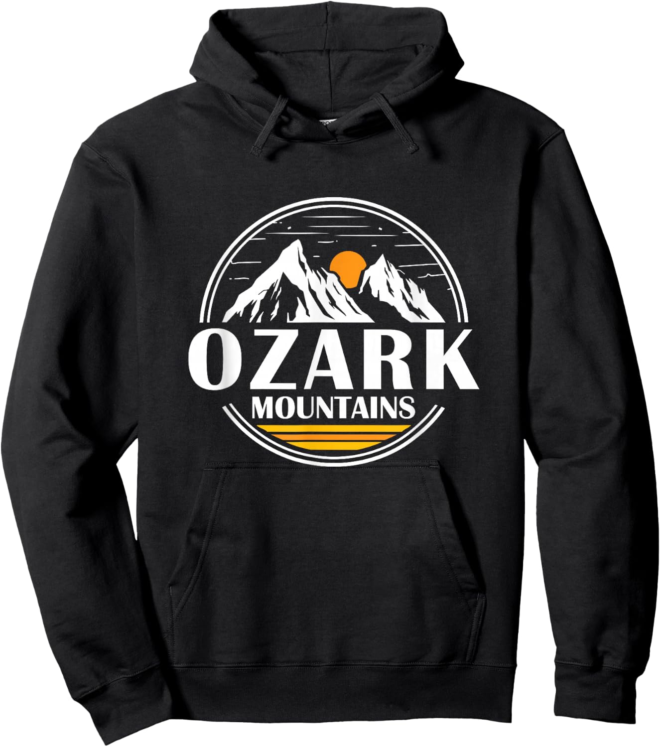 Ozark Mountains Arkansas Vacation Souvenir Gift Hoodie - Hoodie | Black