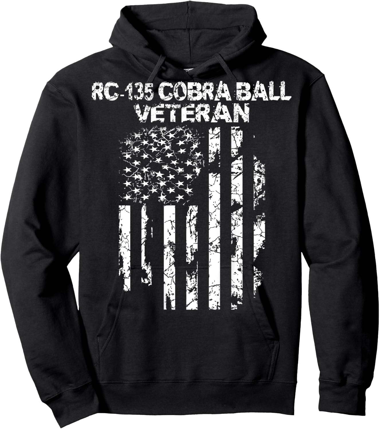 RC-135 Cobra Ball Military Hoodie - Hoodie | Black