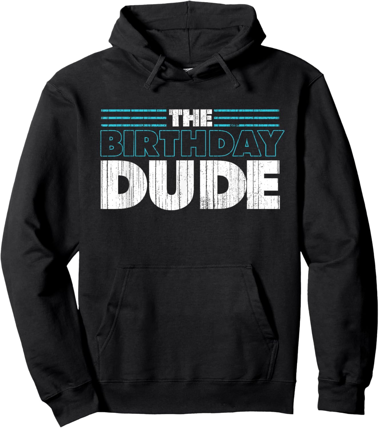 The Birthday Dude | Birthday Party Celebration Hoodie - Hoodie | Black