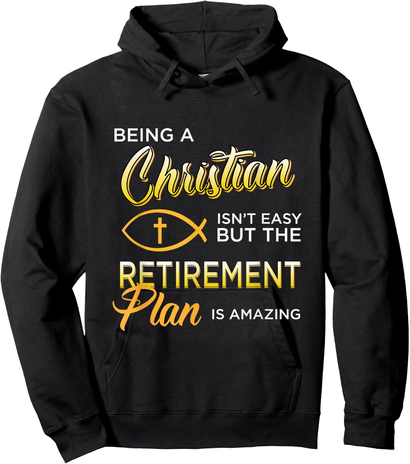 Christian Gospel and Bible Phrase for our Lord Jesus Hoodie - Hoodie | Black