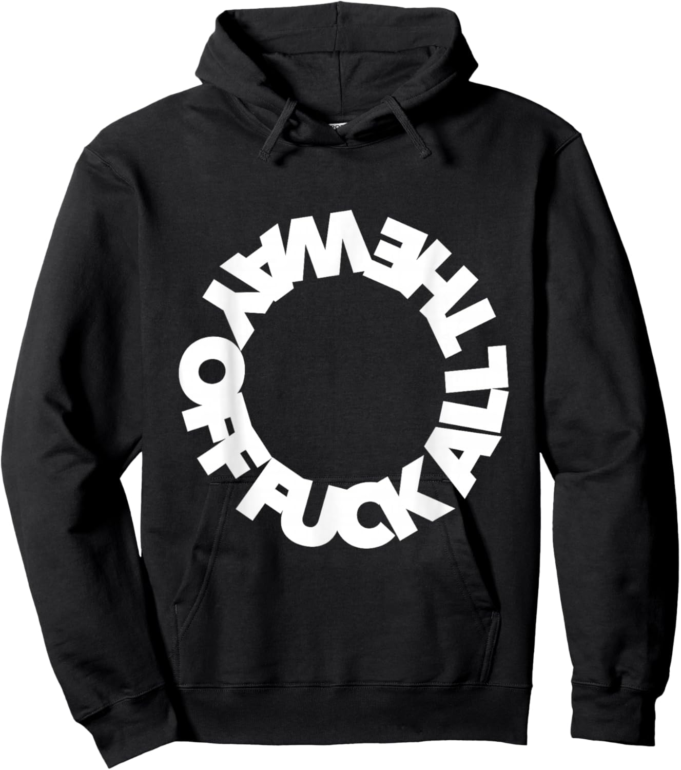 Funny F ALL THE WAY OFF ffs f word curse funny cursing swear Hoodie - Hoodie | Black