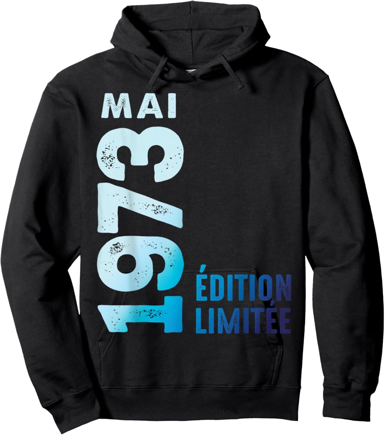 Édition Limitée Mai 1973 Cadeau D'anniversaire 1973 Hoodie - Hoodie | Black