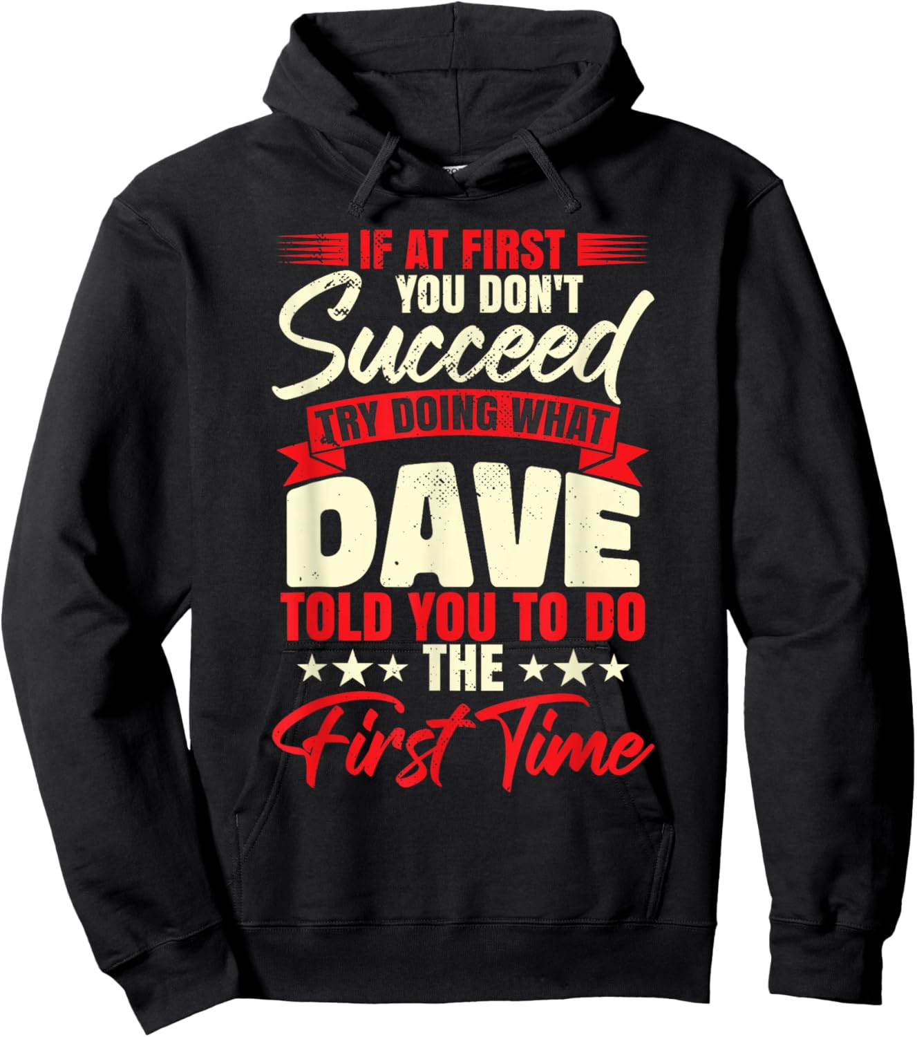 Funny David Birthday Dave Fathers Day Its A Dave Thing Hoodie - Hoodie | Black