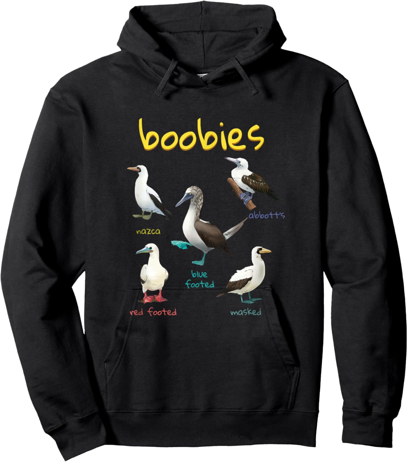 Boobie Bird Lover Hoodie - Hoodie | Black