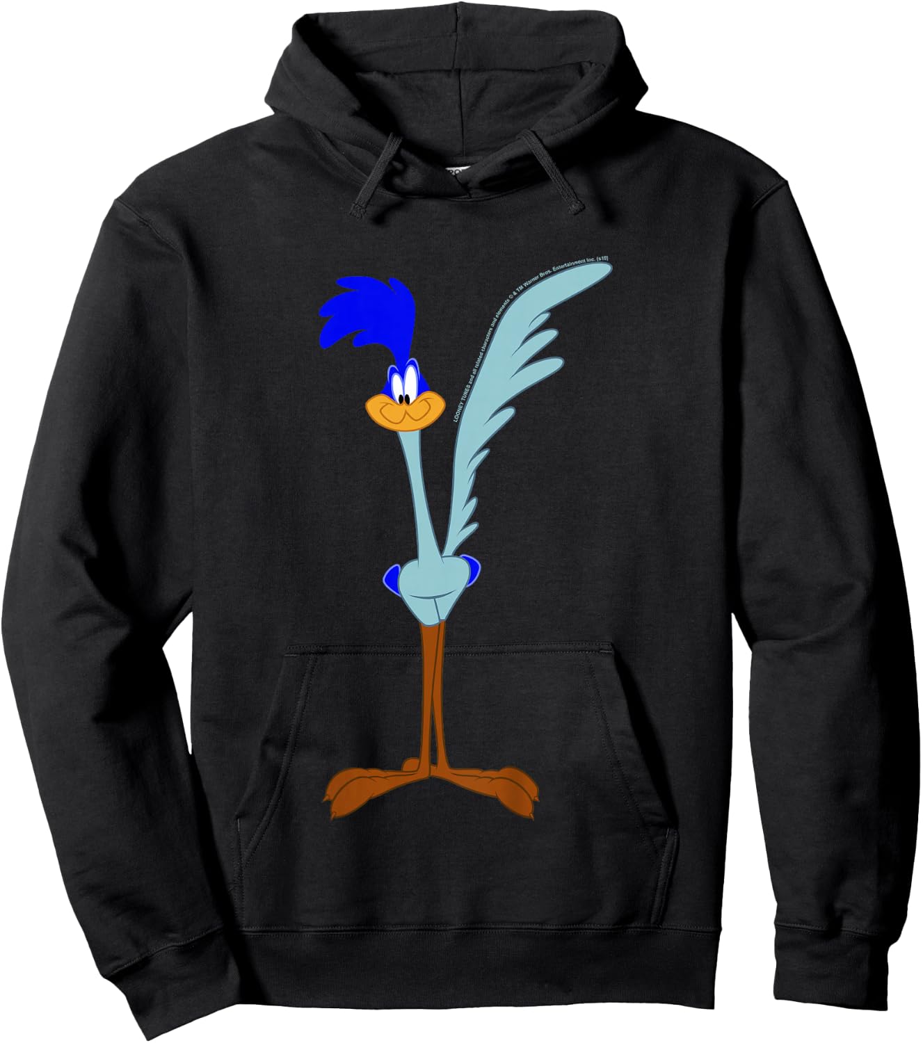 Kids Looney Tunes Road Runner Simple Portrait Hoodie - Hoodie | Black