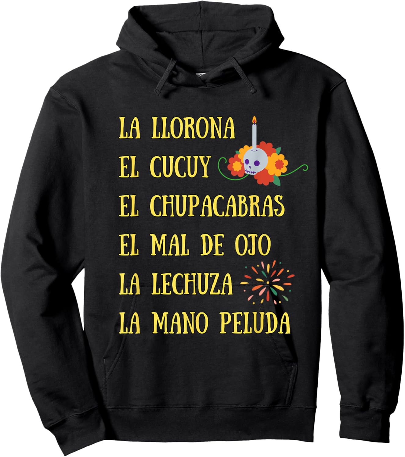 La Llorona and all Scary Spanish Mexican Halloween Hoodie - Hoodie | Black