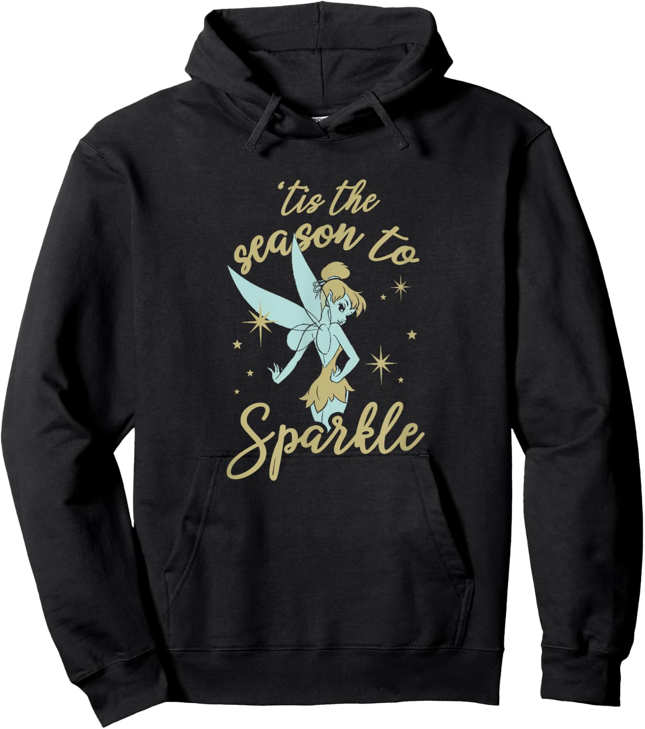 Disney Peter Pan Christmas Tinker Bell The Season To Sparkle Hoodie - Hoodie | Black