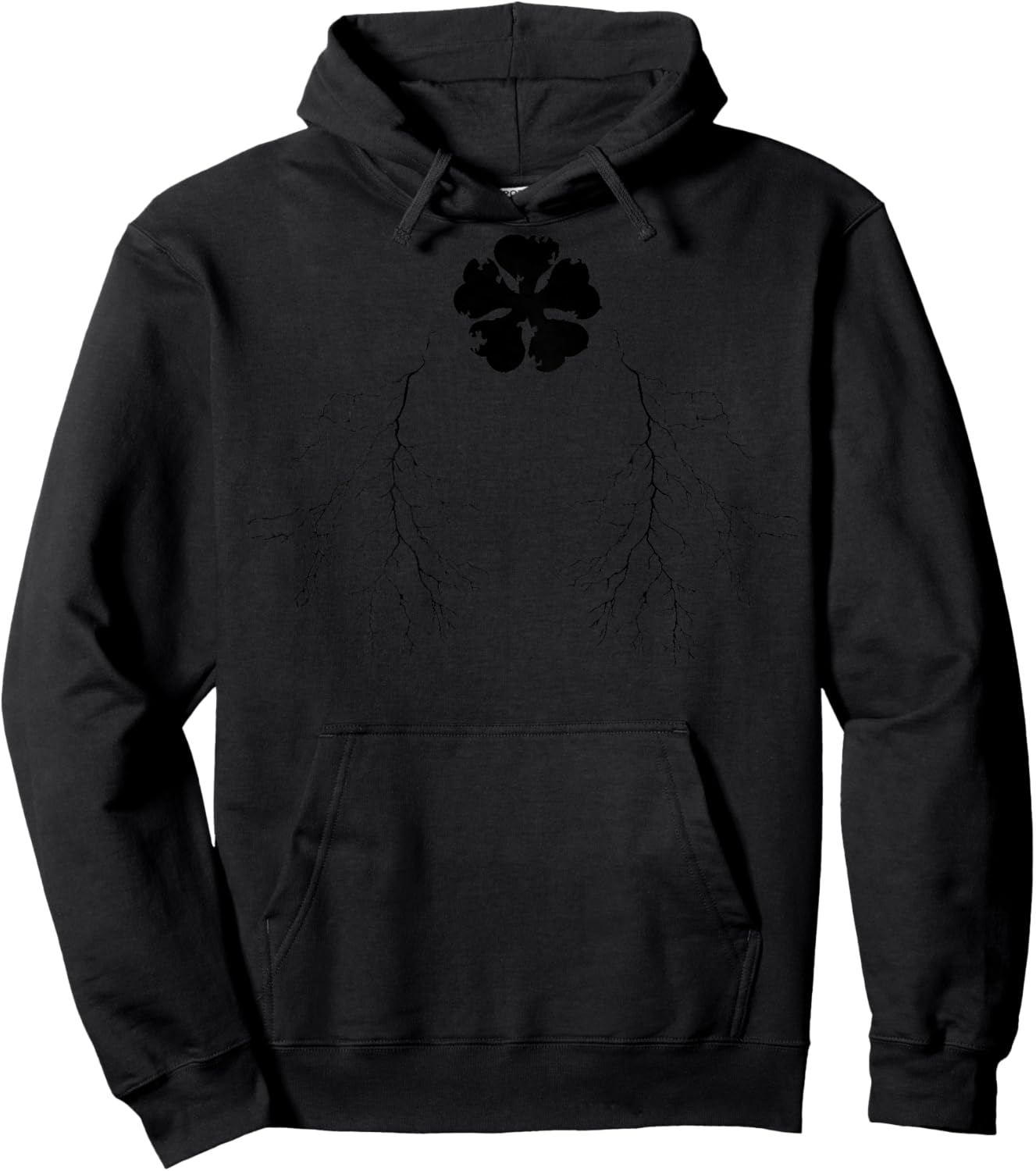 5 Leaf Clover Hoodie - Hoodie | Black