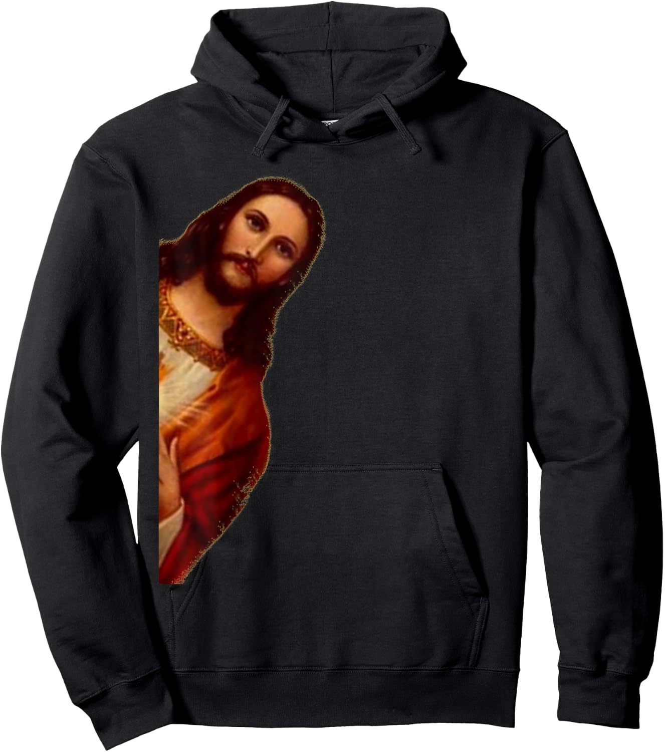 Jesus Peeking Out Funny shirt Hoodie - Hoodie | Black