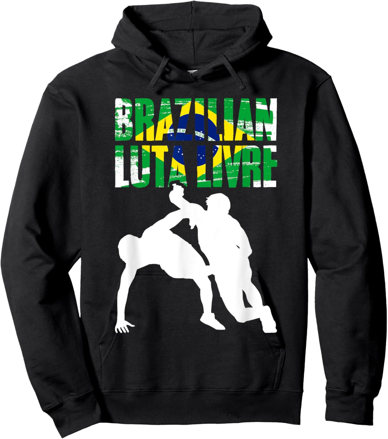 Luta Livre Awesome Brazilian Martial Arts Freestsyle Fighter Hoodie - Hoodie | Black