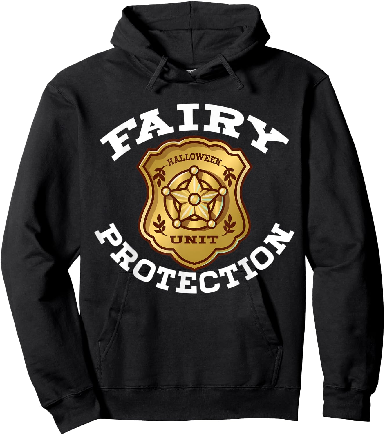 Halloween Adult Costume Fairy Protection Hoodie - Hoodie | Black