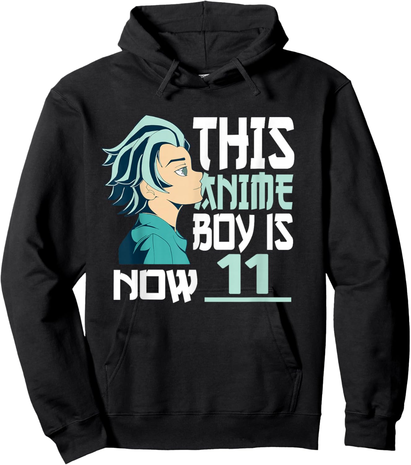 Manga This Anime Boy is now 11 Years Old 11 th Birthday Hoodie - Hoodie | Black