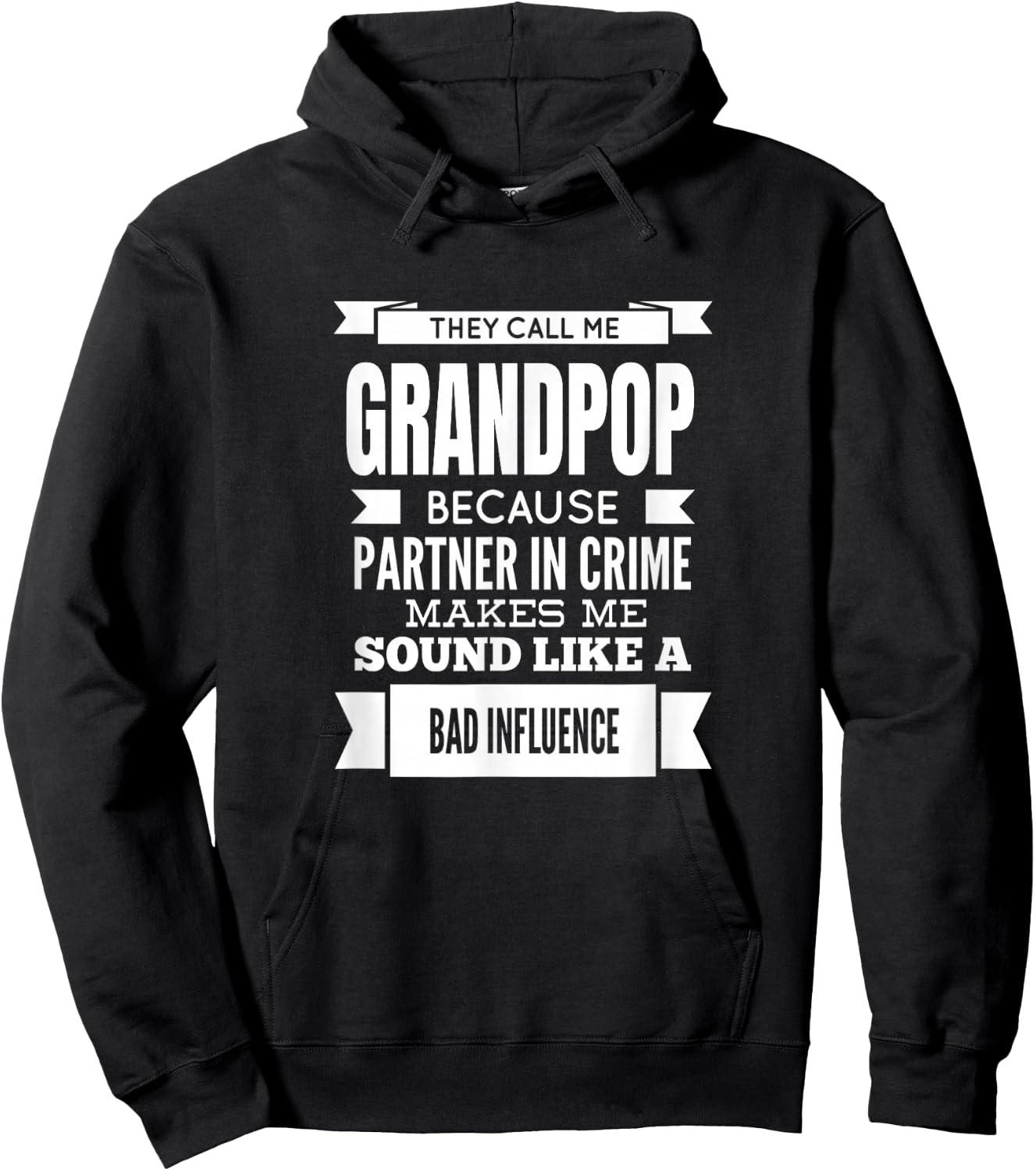 They Call Me Grandpop Special Grandpa Hoodie - Hoodie | Black