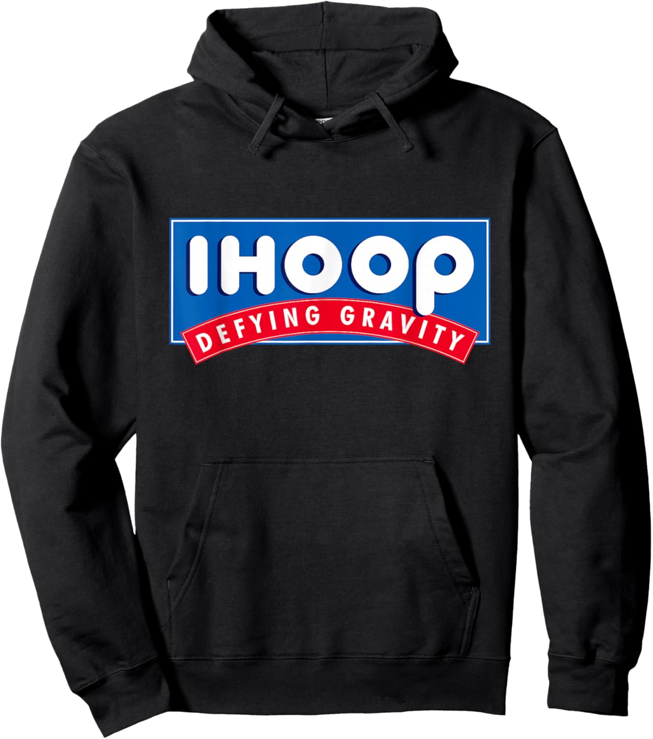 Ihoop I Hoop Defying Gravity - Basketball & Basketballer Small Hoodie - Hoodie | Black