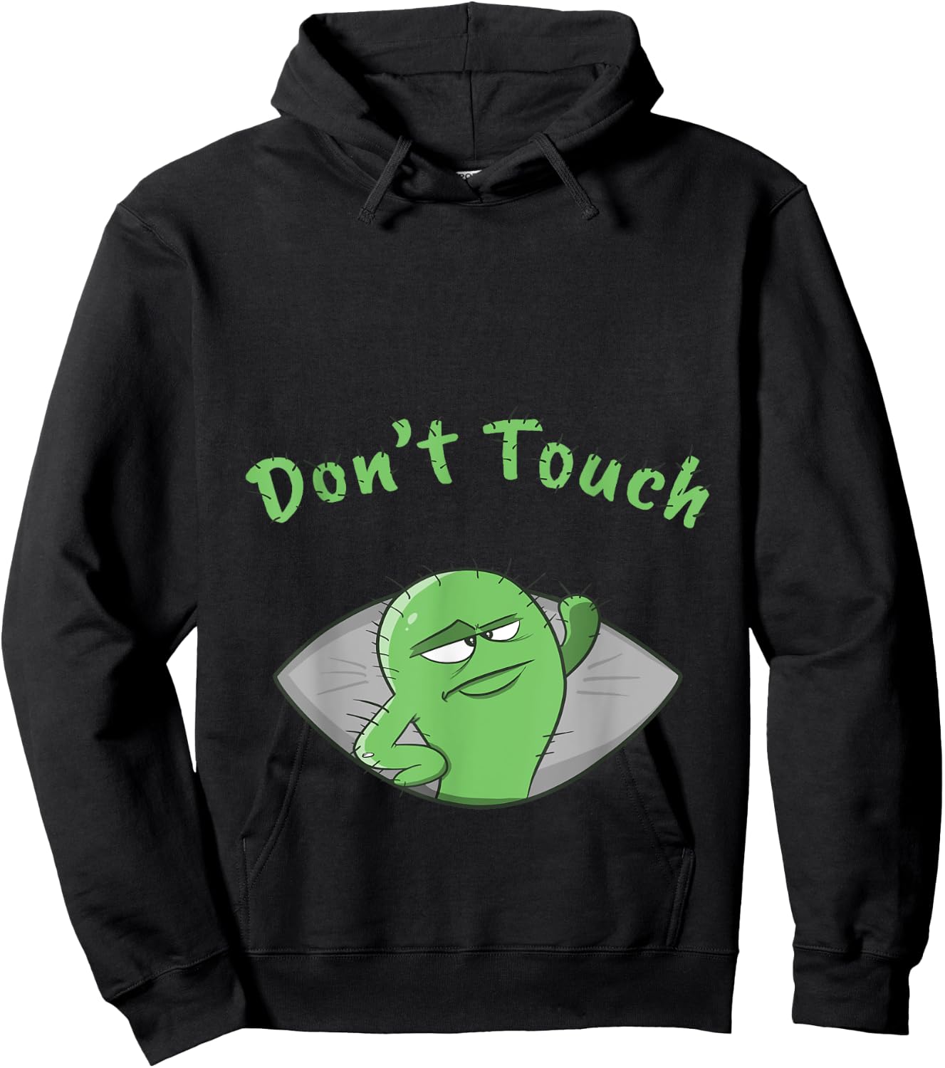 Don't Touch My Belly Pregnancy Announcement Mother's Day Hoodie - Hoodie | Black