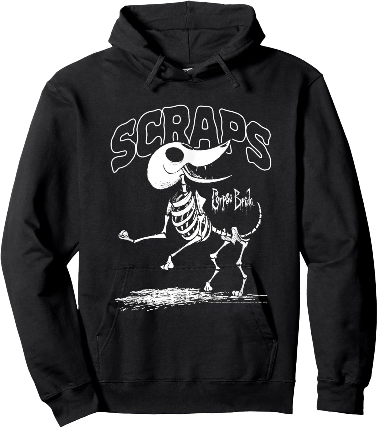 Corpse Bride Scraps Skeleton Dog Movie Hoodie - Hoodie | Black