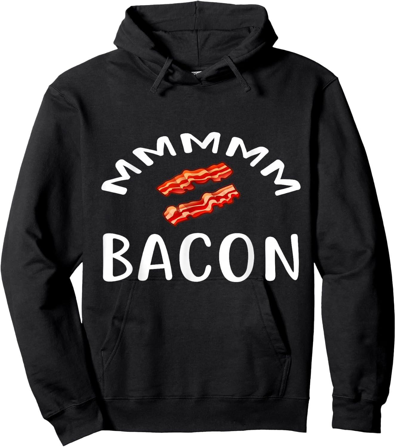 MMM...BACON T Shirt for Bacon Lovers & Foodies BACON Hoodie - Hoodie | Black
