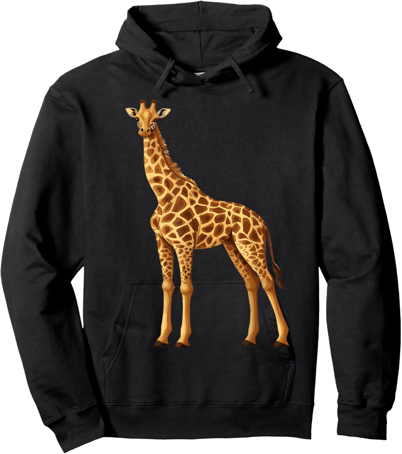 Giraffe Hoodie - Hoodie | Black