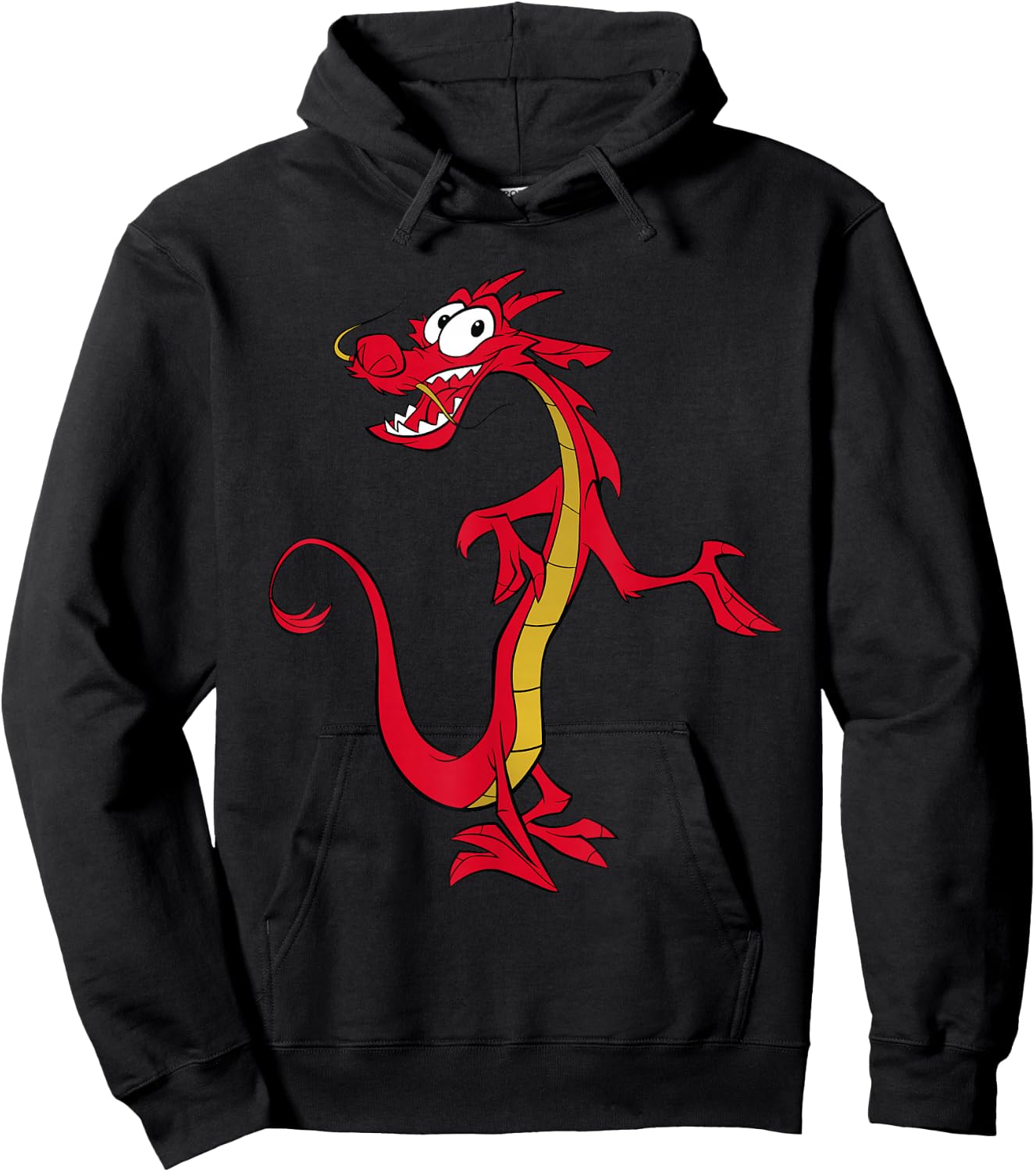 Disney Mulan Mushu Dragon Hoodie - Hoodie | Black