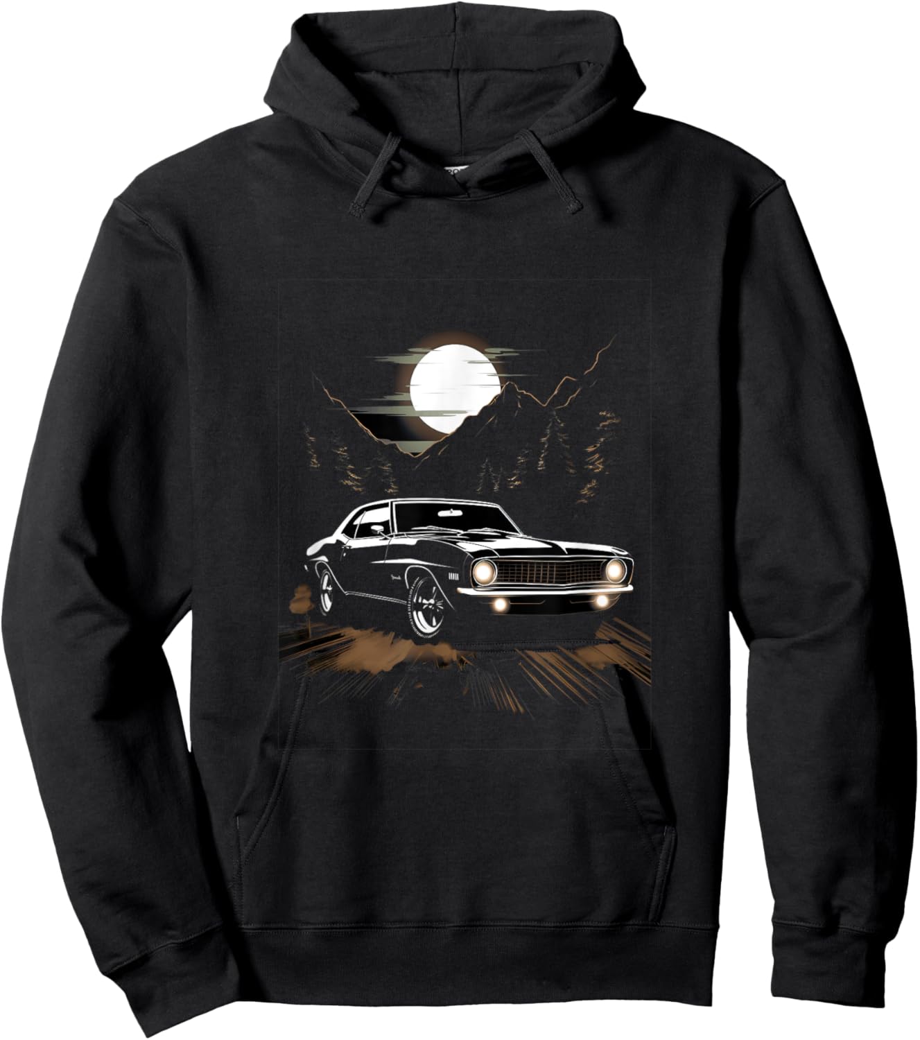 Muscle Car Classic Car Vintage Hoodie - Hoodie | Black