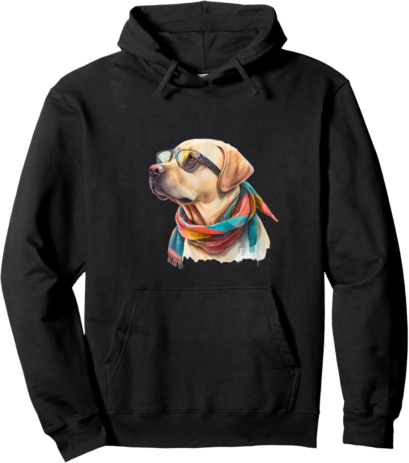 Intellectual Labrador Dog Hoodie - Hoodie | Black