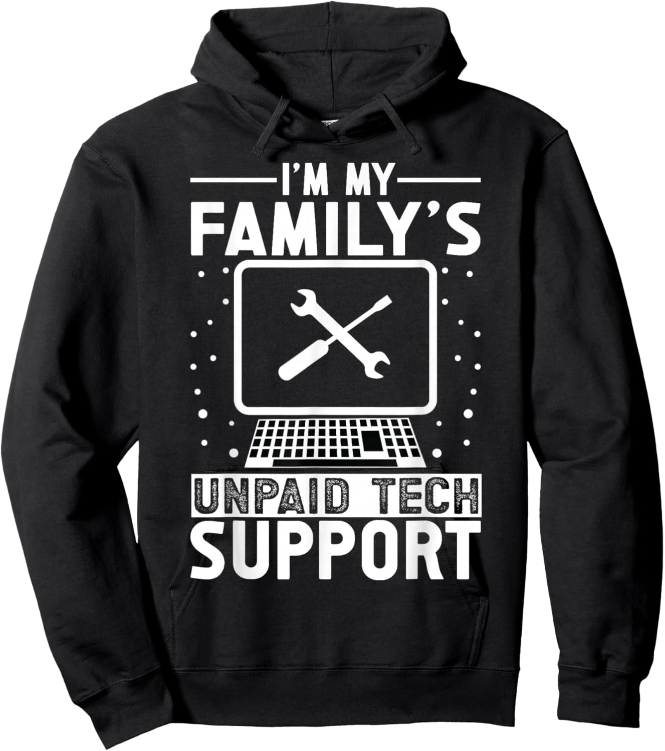 Tech Support Hoodie - Hoodie | Black