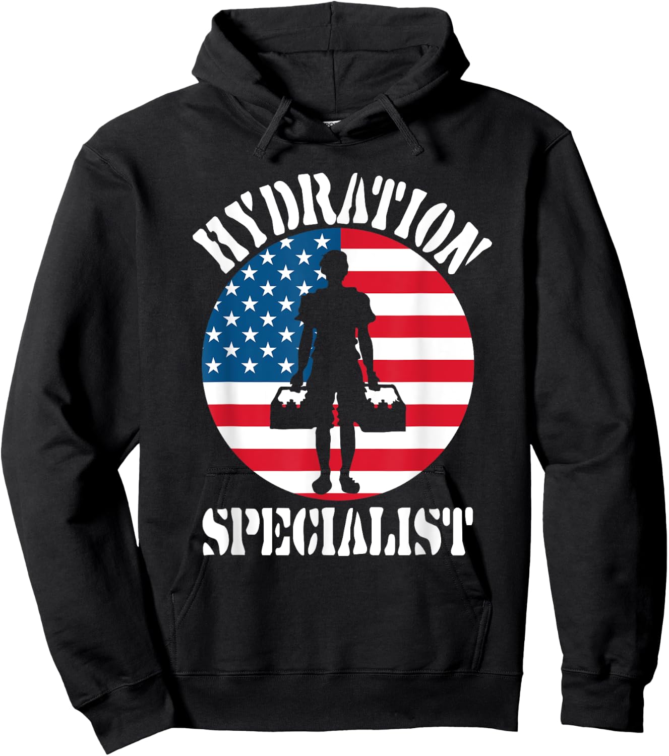 Hydration Specialist Team Manager Football Hydrated Waterboy Hoodie - Hoodie | Black