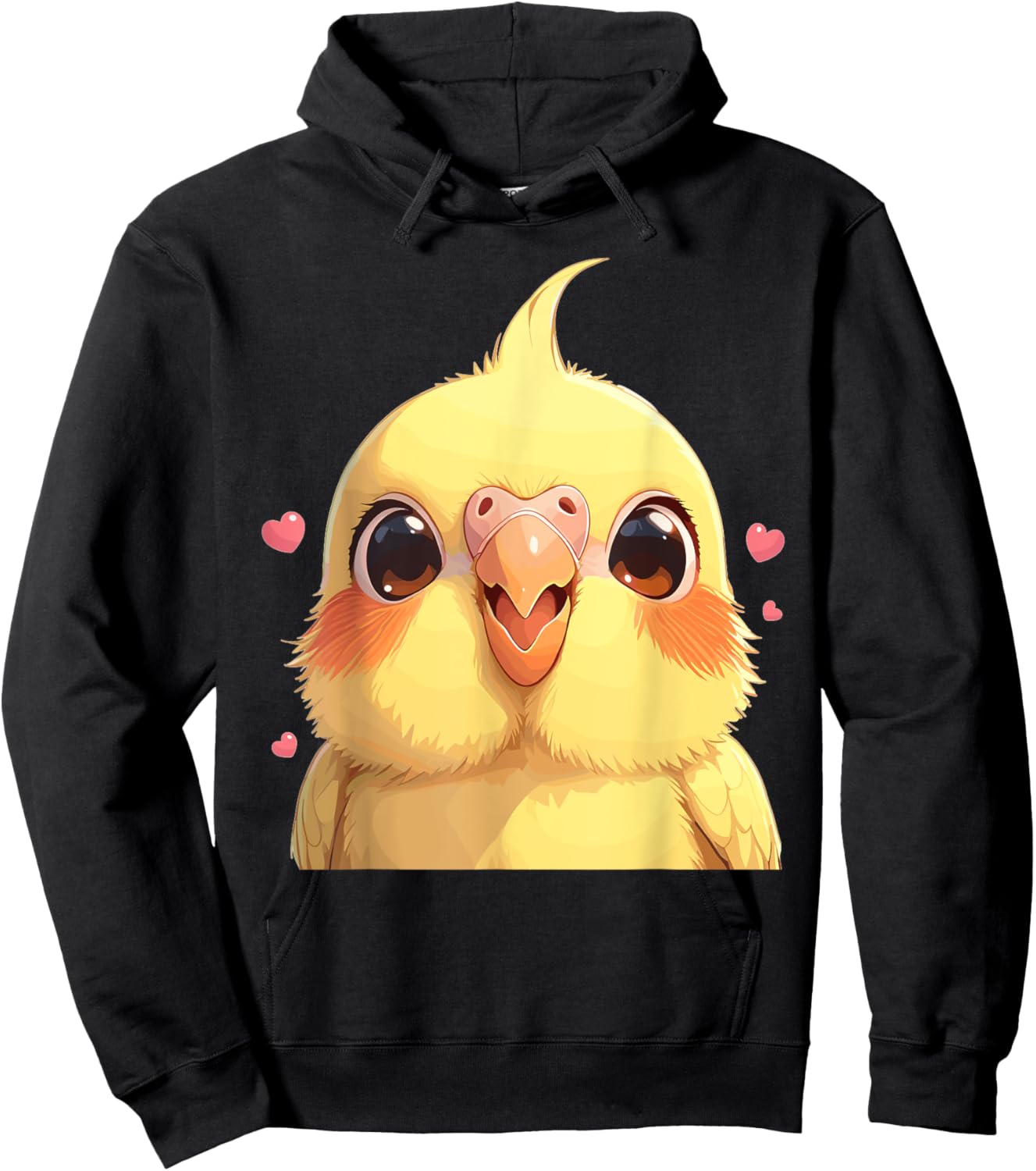 T-Shirt Hoodie - Hoodie | Black