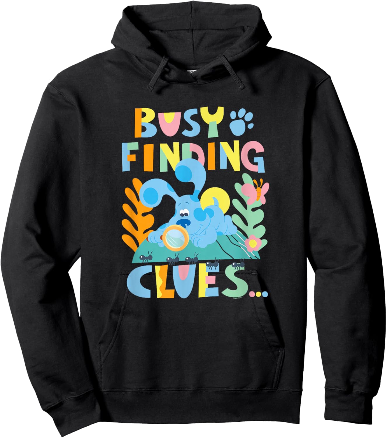 Blue's Clues & You Busy Finding Clues Ant Nature Explorer Hoodie - Hoodie | Black