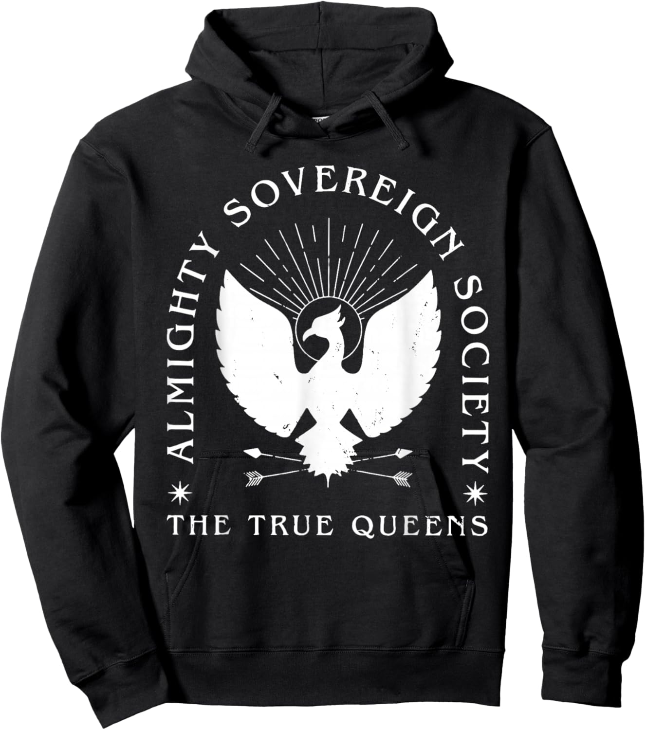 Almighty Sovereign Society | Zodiac Academy Geraldine Grus Hoodie - Hoodie | Black