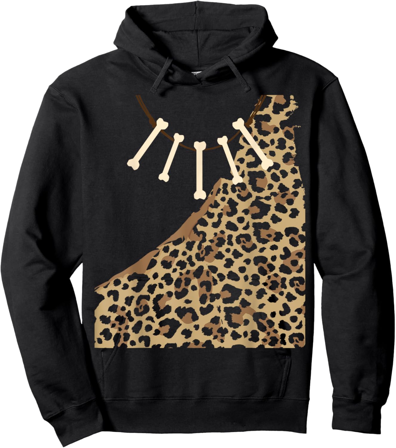 Caveman Costume Cosplay Cave Diving Hiker Explorer Hoodie - Hoodie | Black