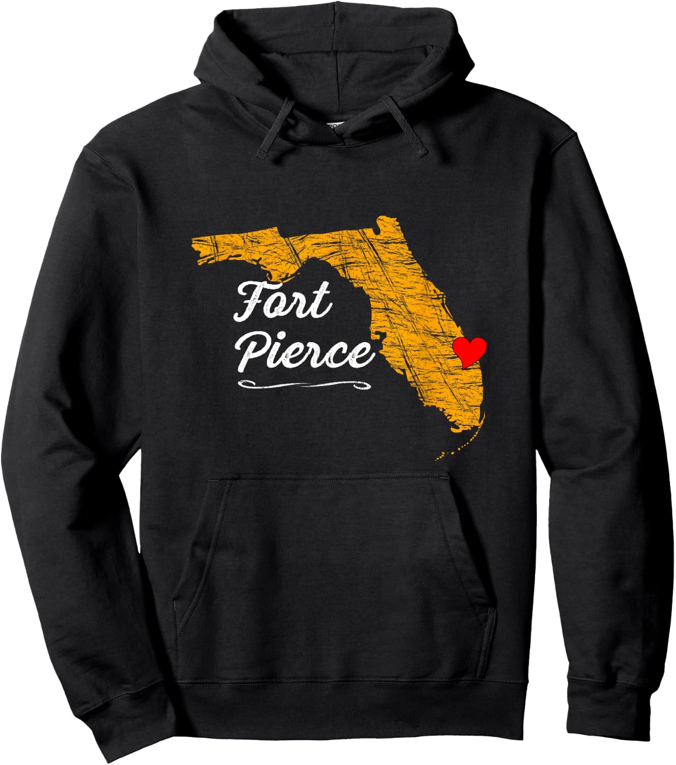 City of FORT PIERCE FLORIDA | Vacation Souvenir - Ft. Pierce Hoodie - Hoodie | Black