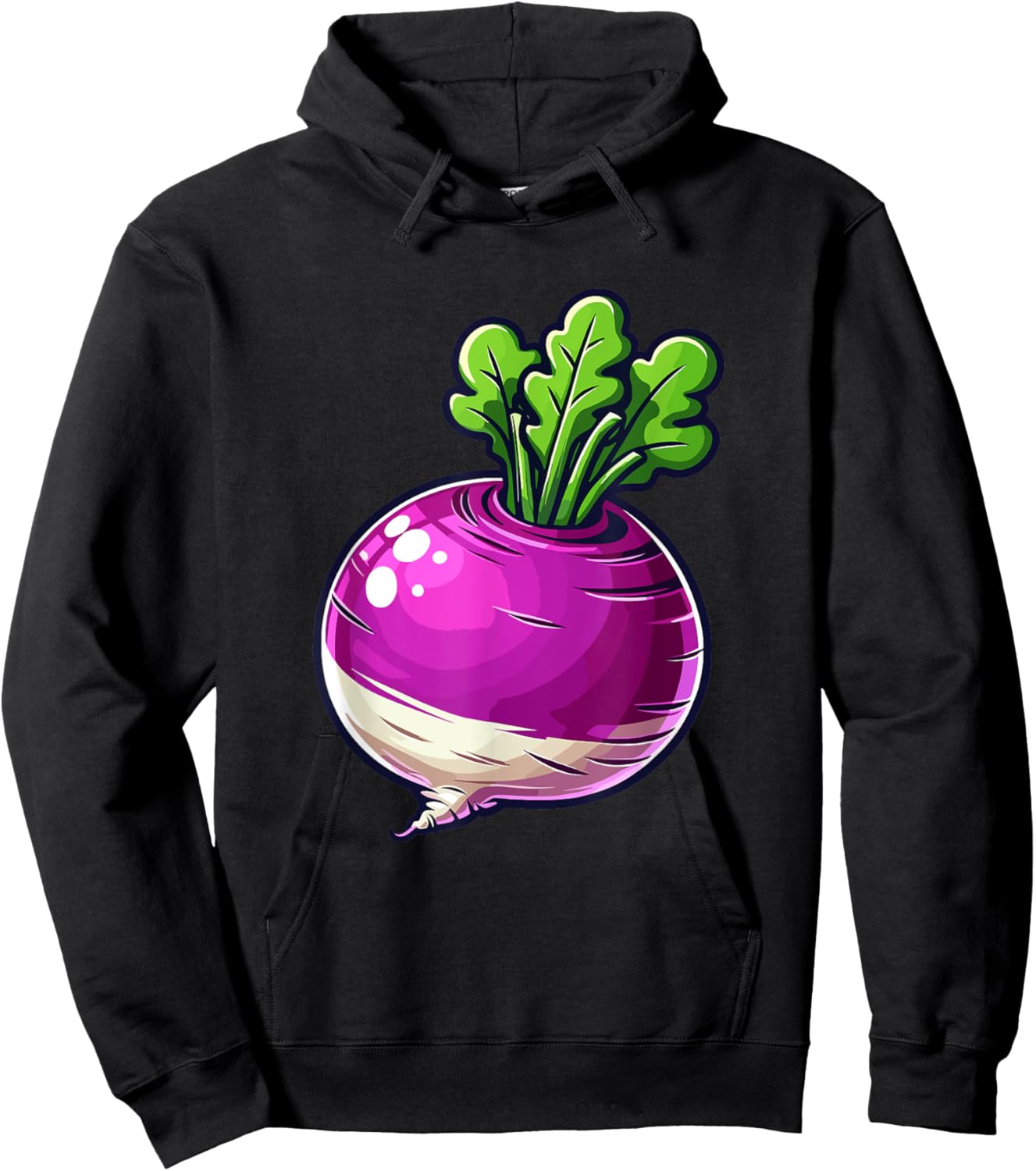 Turnip Food Funny Turnip Lover Cool Turnip Hoodie - Hoodie | Black