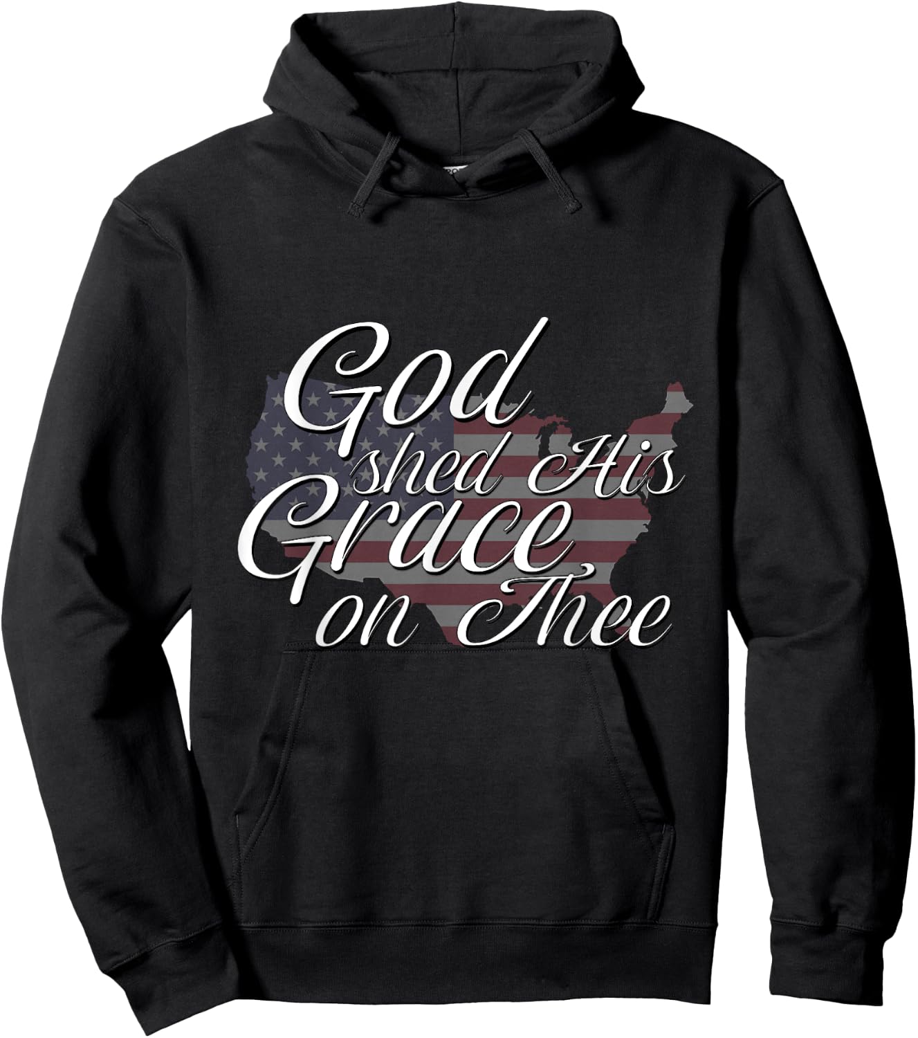 God Shed His Grace On Thee Perfect Religious Inspirational Hoodie - Hoodie | Black