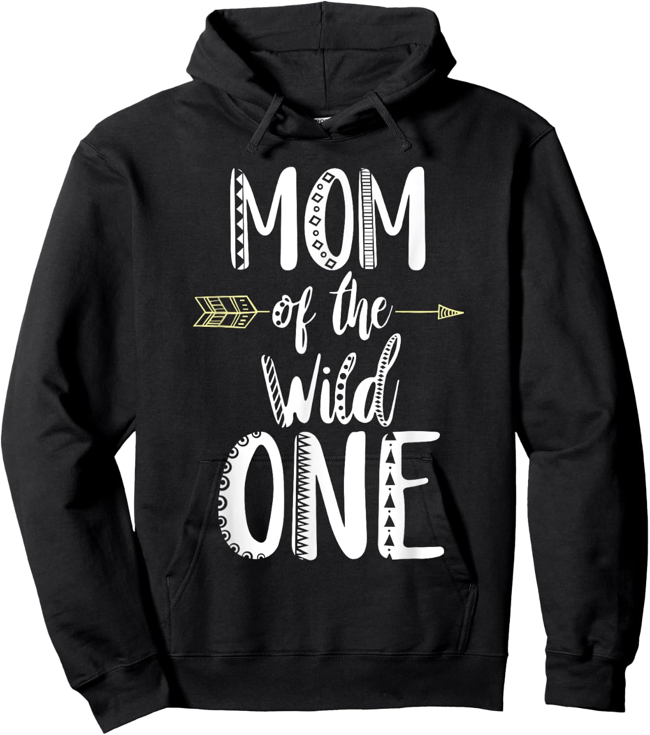 Mom Of The Wild One Shirt Hoodie - Hoodie | Black