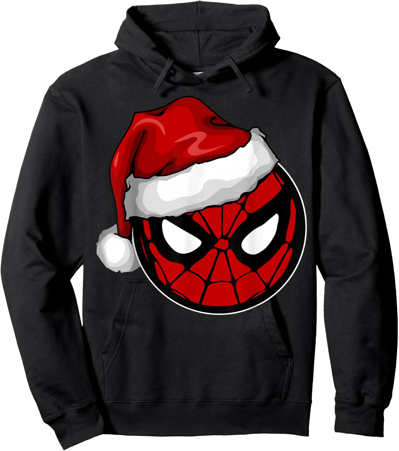 Marvel Christmas Spider-Man Santa Hat Hoodie - Hoodie | Black