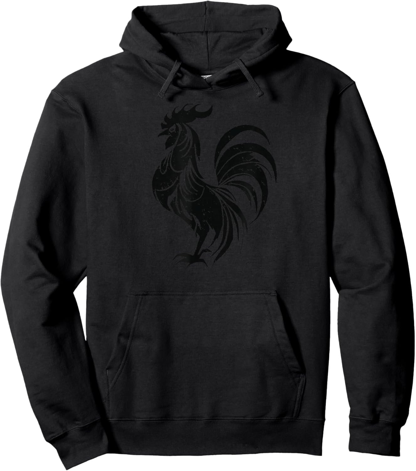 Rooster Country Decor Chicken Gallo Farm Hoodie - Hoodie | Black