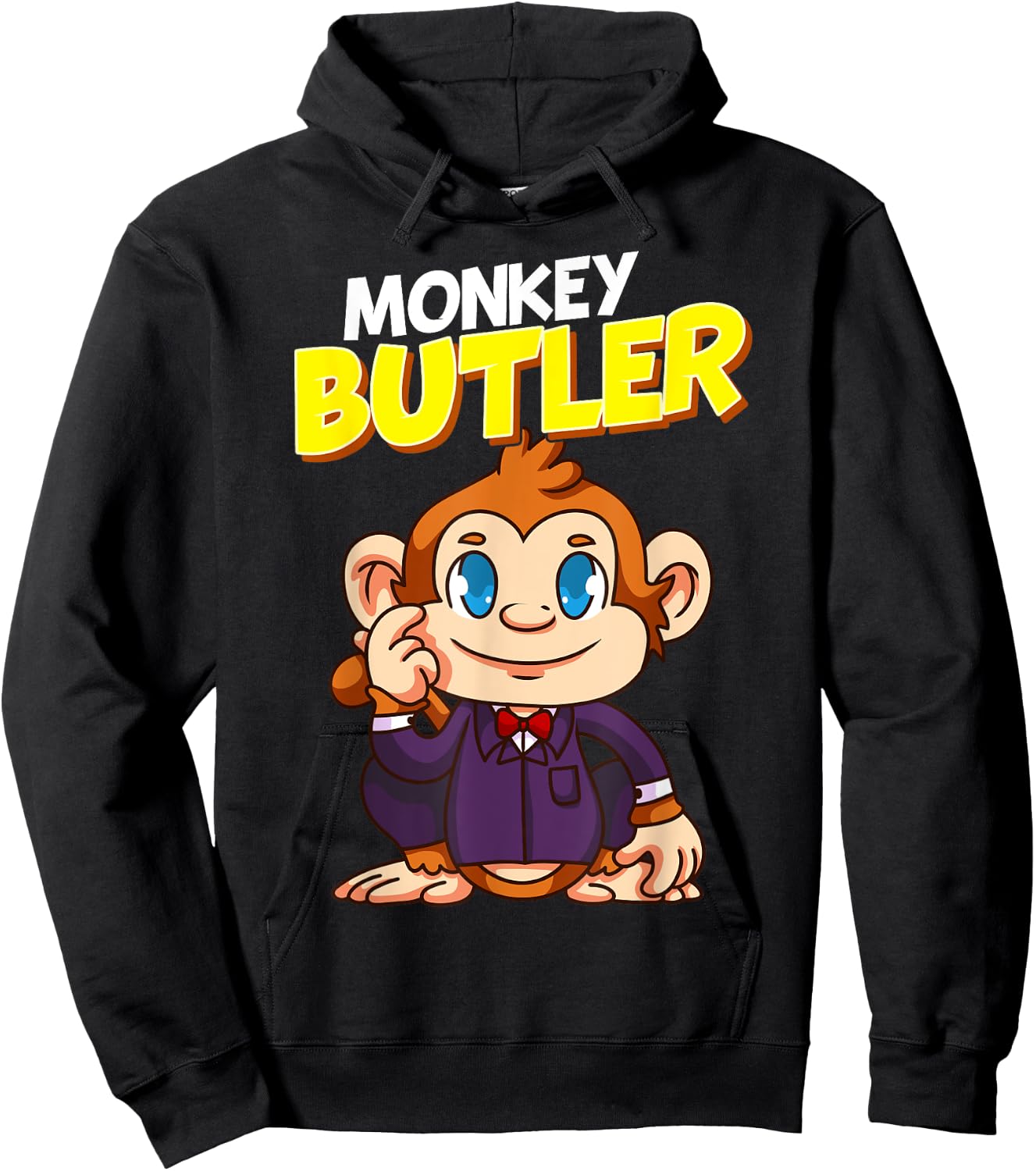 Butler - Monkey Butler Hoodie - Hoodie | Black