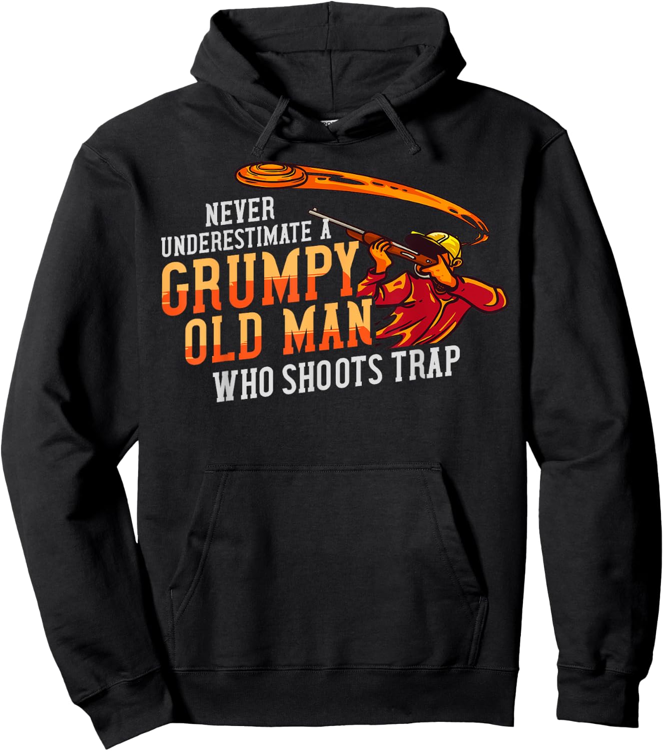 Sporting Clay Shooting Gift Trap Skeet Shooting Hoodie - Hoodie | Black