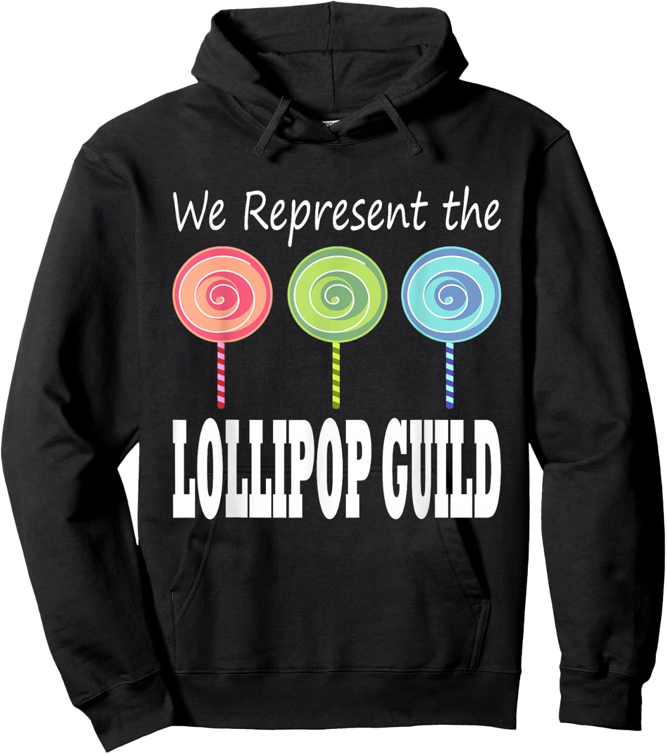 We Represent The Lollipop Guild Wizard of Oz Small Hoodie - Hoodie | Black