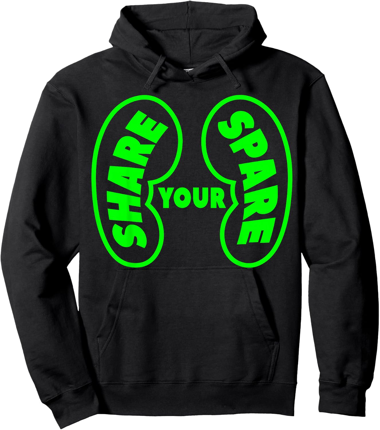Share Your Spare Kidney - Organ Donor Awareness Hoodie - Hoodie | Black