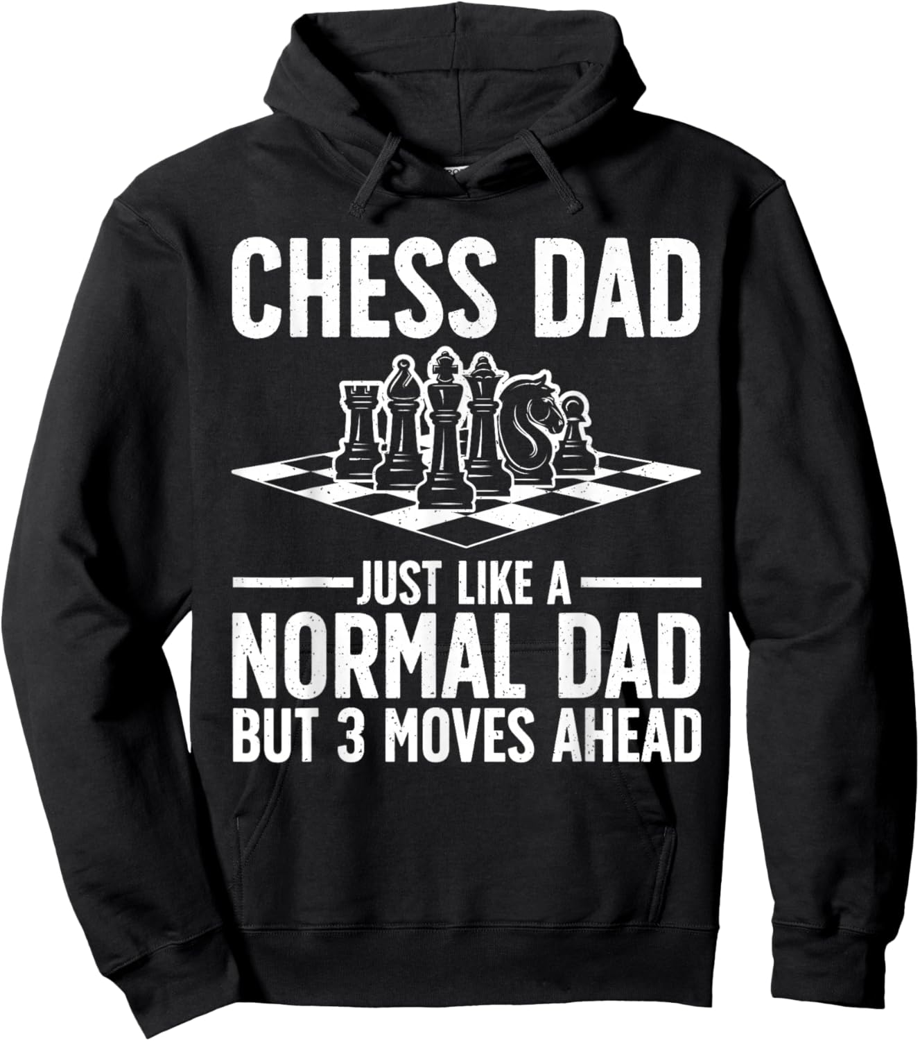 Cool Chess Player Art Dad Knight Chess Lovers Pieces Small Hoodie - Hoodie | Black