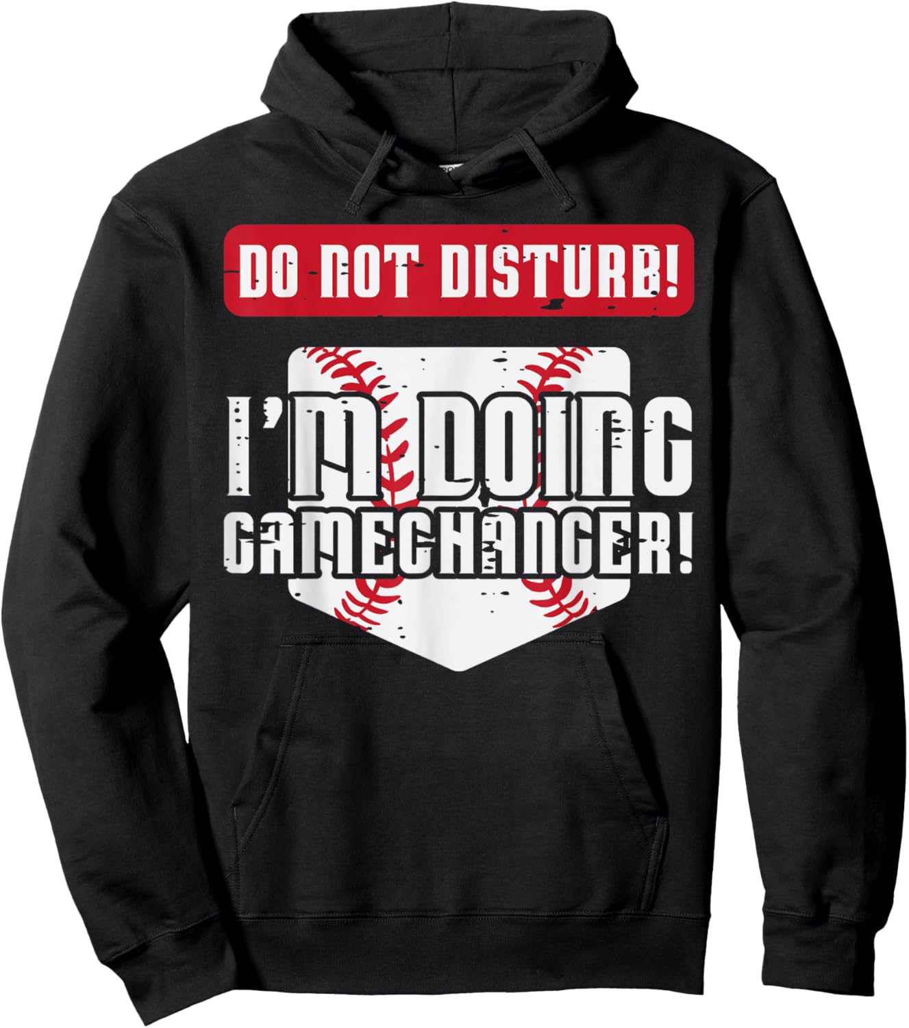 Baseball Do Not Disturb Doing Gamechanger Men Women Boy Kids Hoodie - Hoodie | Black