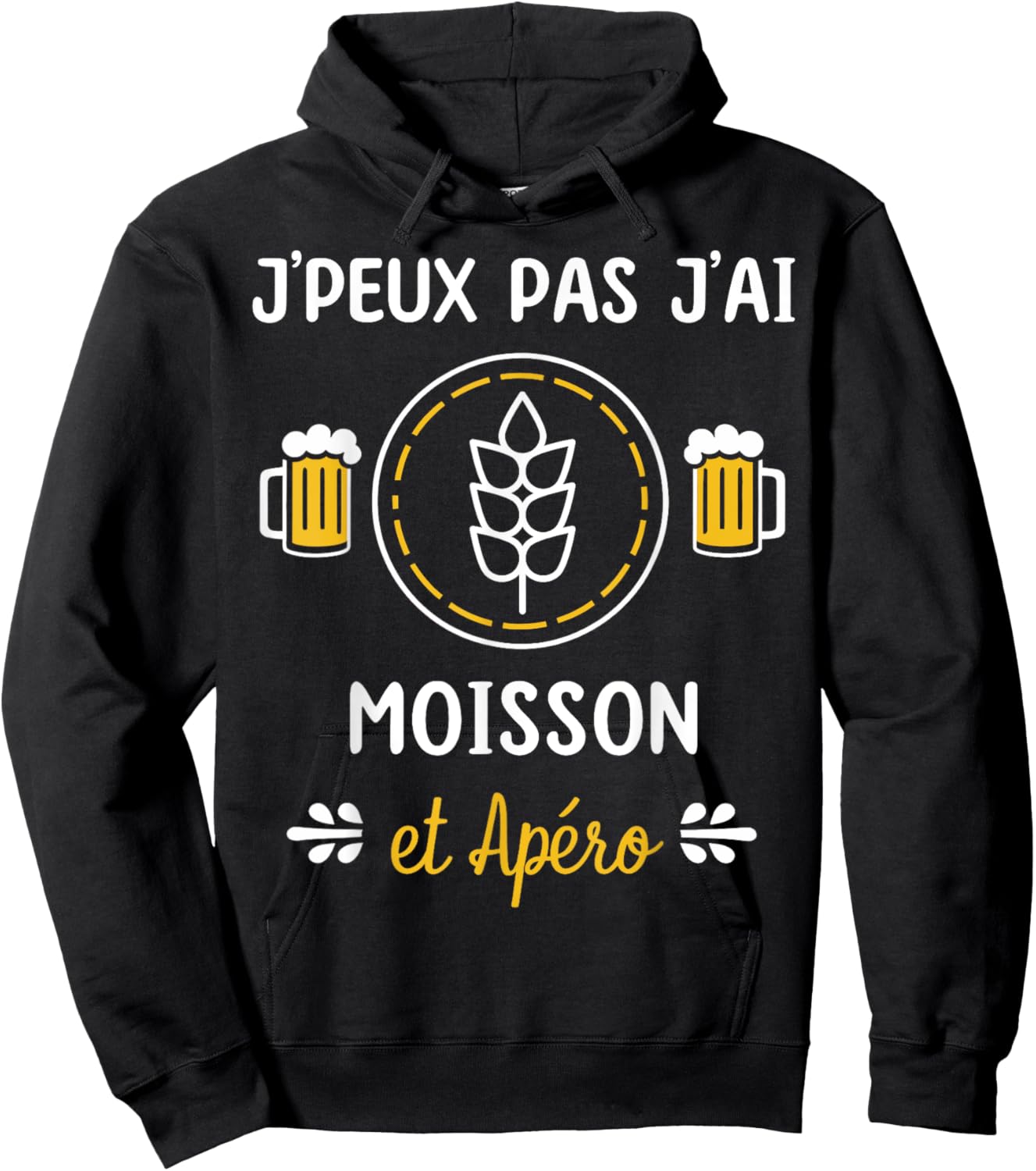 I Can't Have a Harvest , Black, S Hoodie - Hoodie | Black