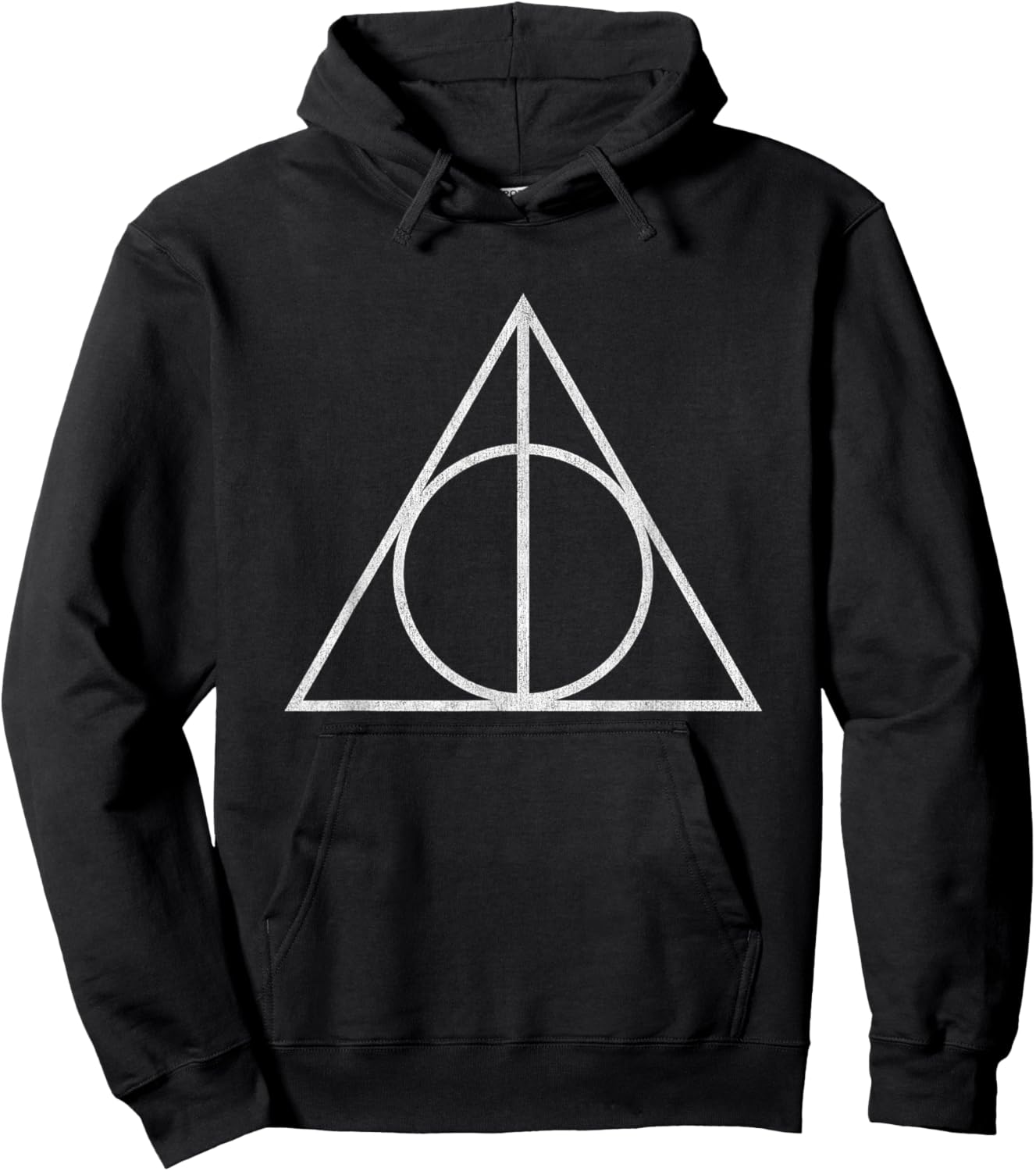 Harry Potter Deathly Hallows Symbol Logo Hoodie - Hoodie | Black