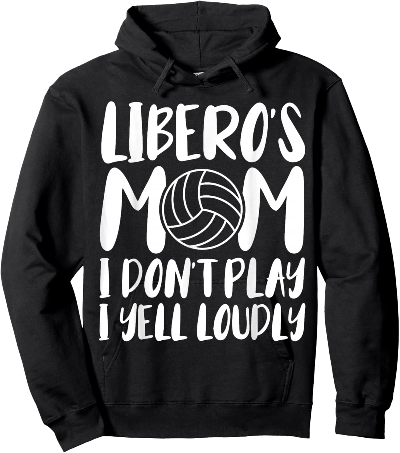 Volleyball Libero's Mom Hoodie - Hoodie | Black