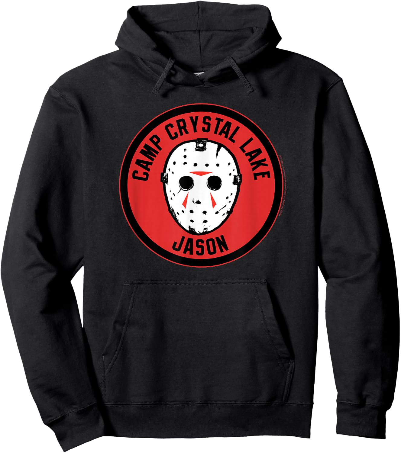 Friday The 13th Jason Camp Crystal Lake Patch Hoodie - Hoodie | Black